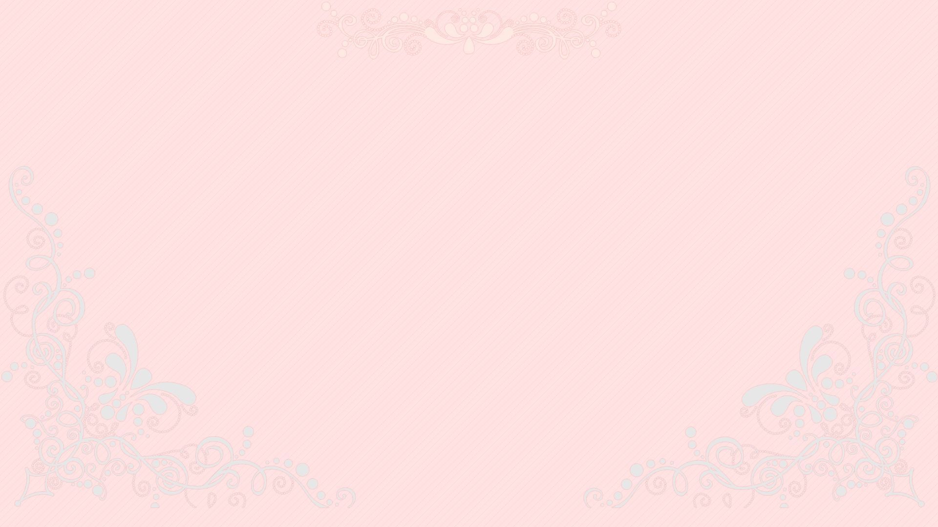 A pink frame with swirls and flowers - Pink, pastel pink