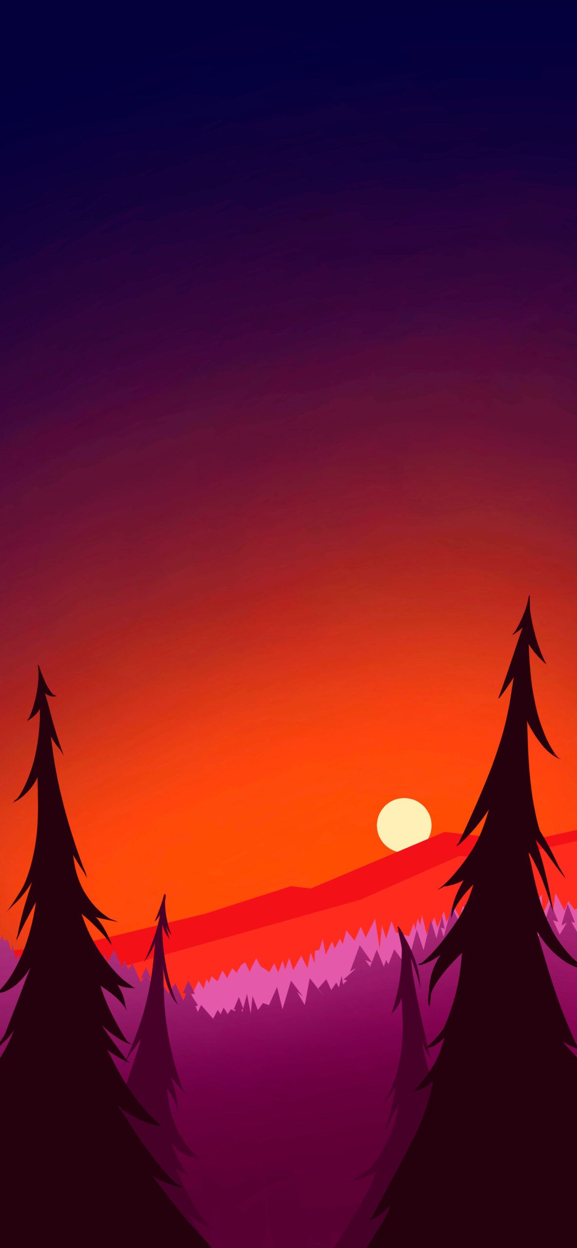 Gravity Falls Sunset Aesthetic Wallpaper