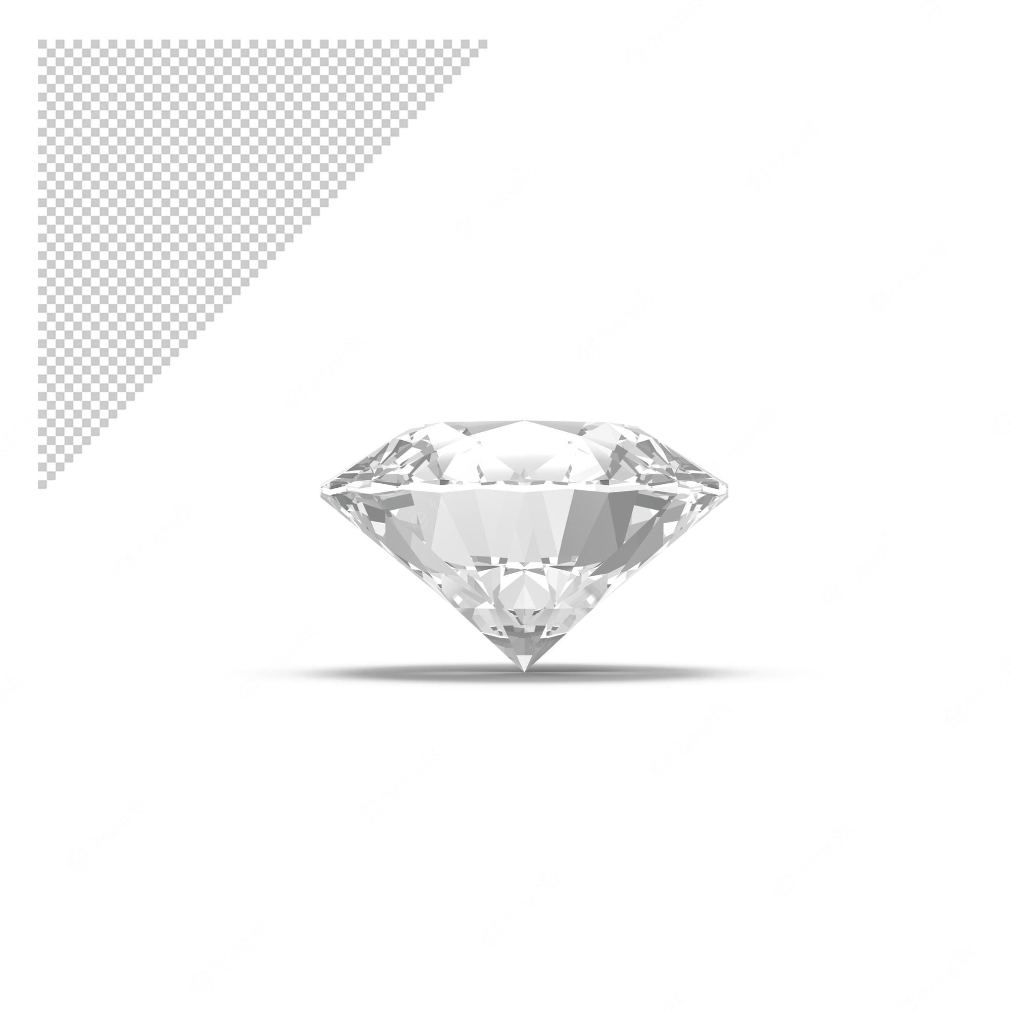 Diamond on white background - Diamond