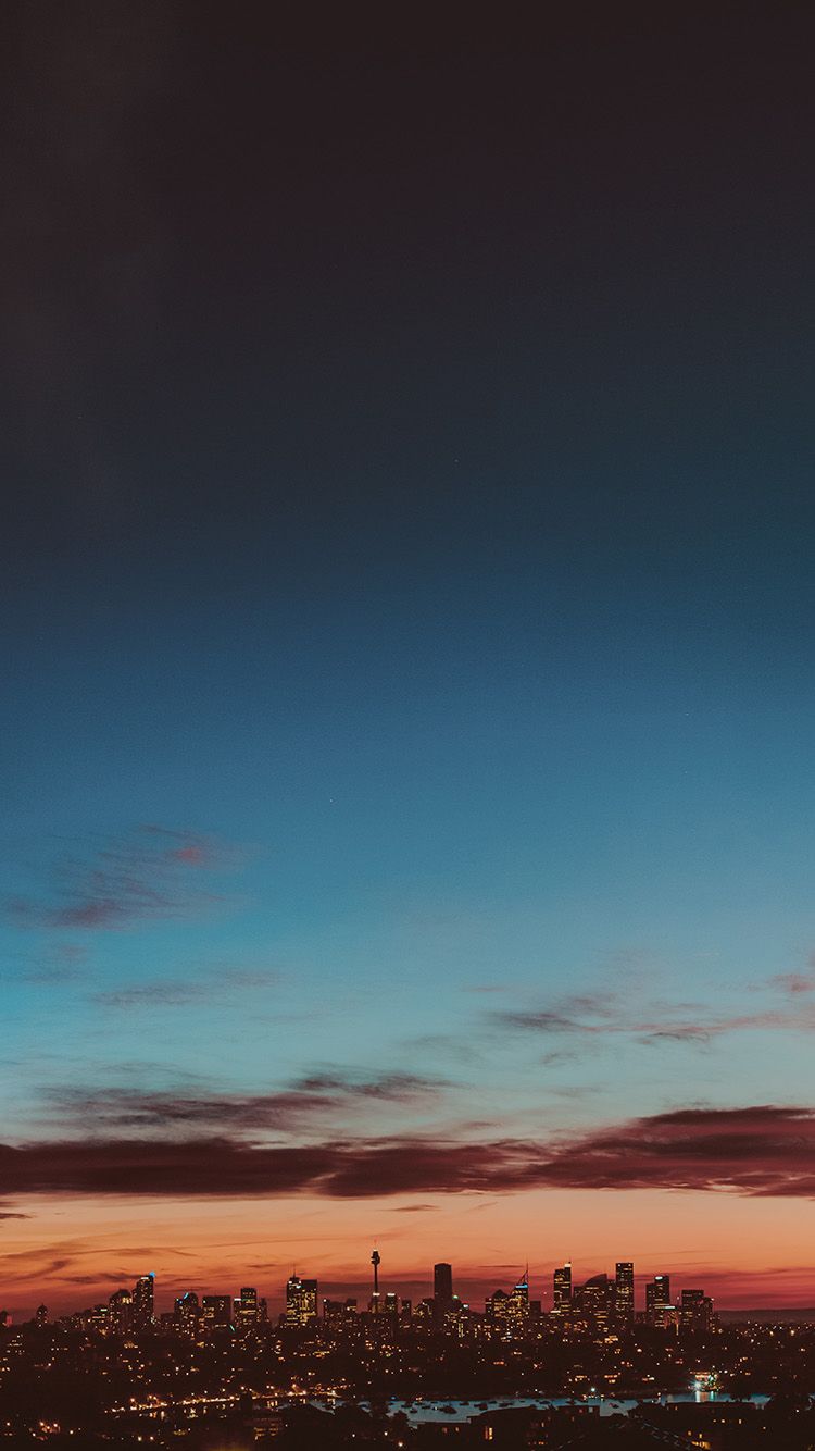 iPhone 6 wallpaper. nature city sky red sunset