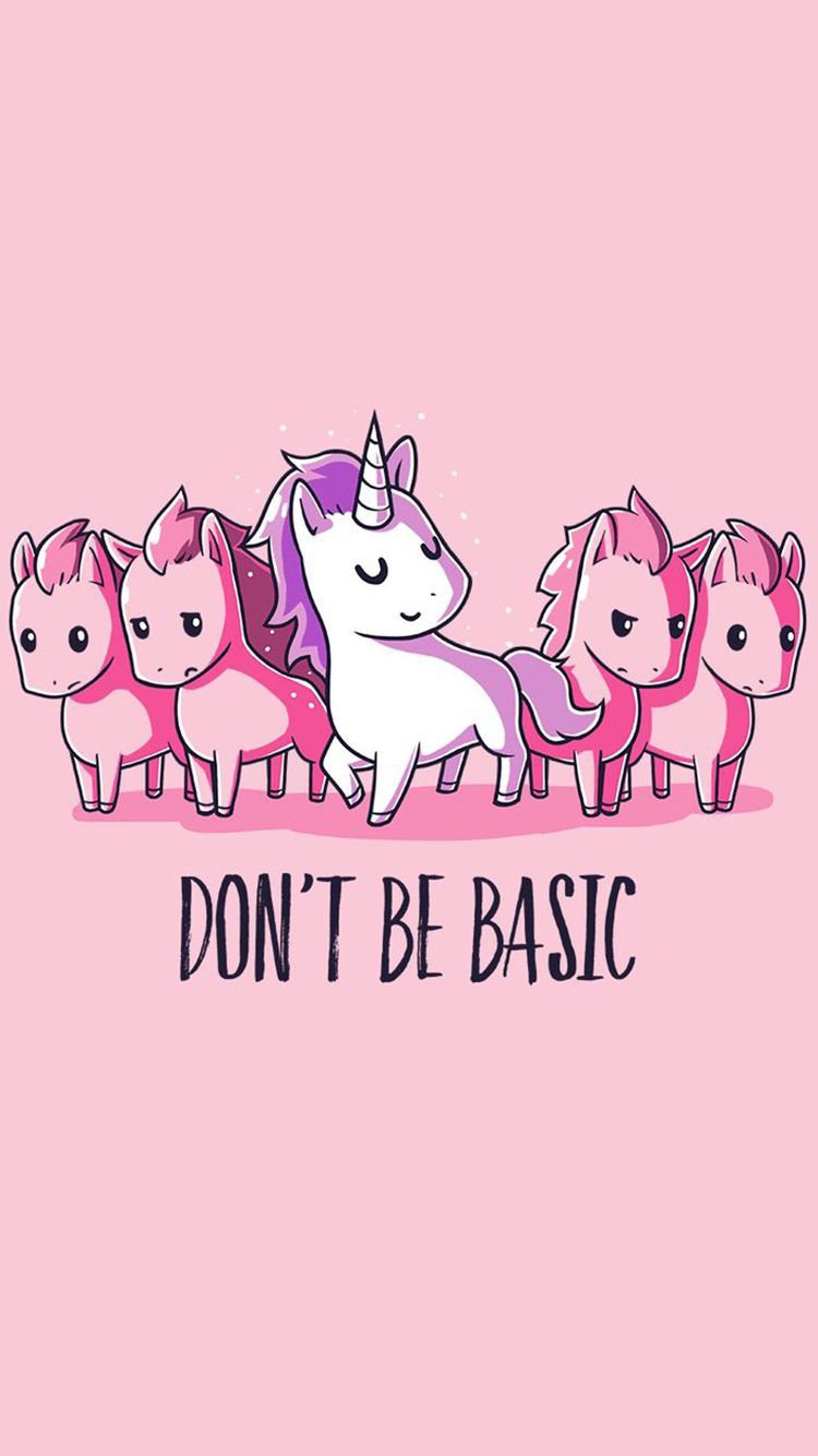 Don't be basic unicorns illustration - Unicorn