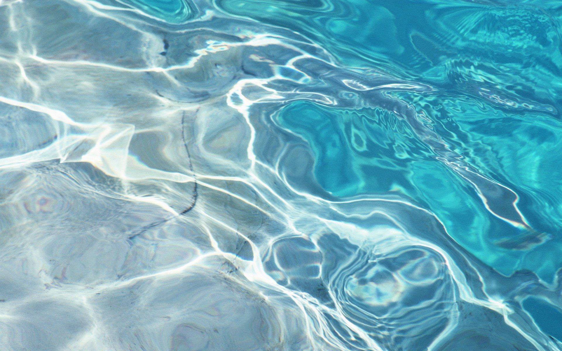 A close up of water in the pool - Turquoise