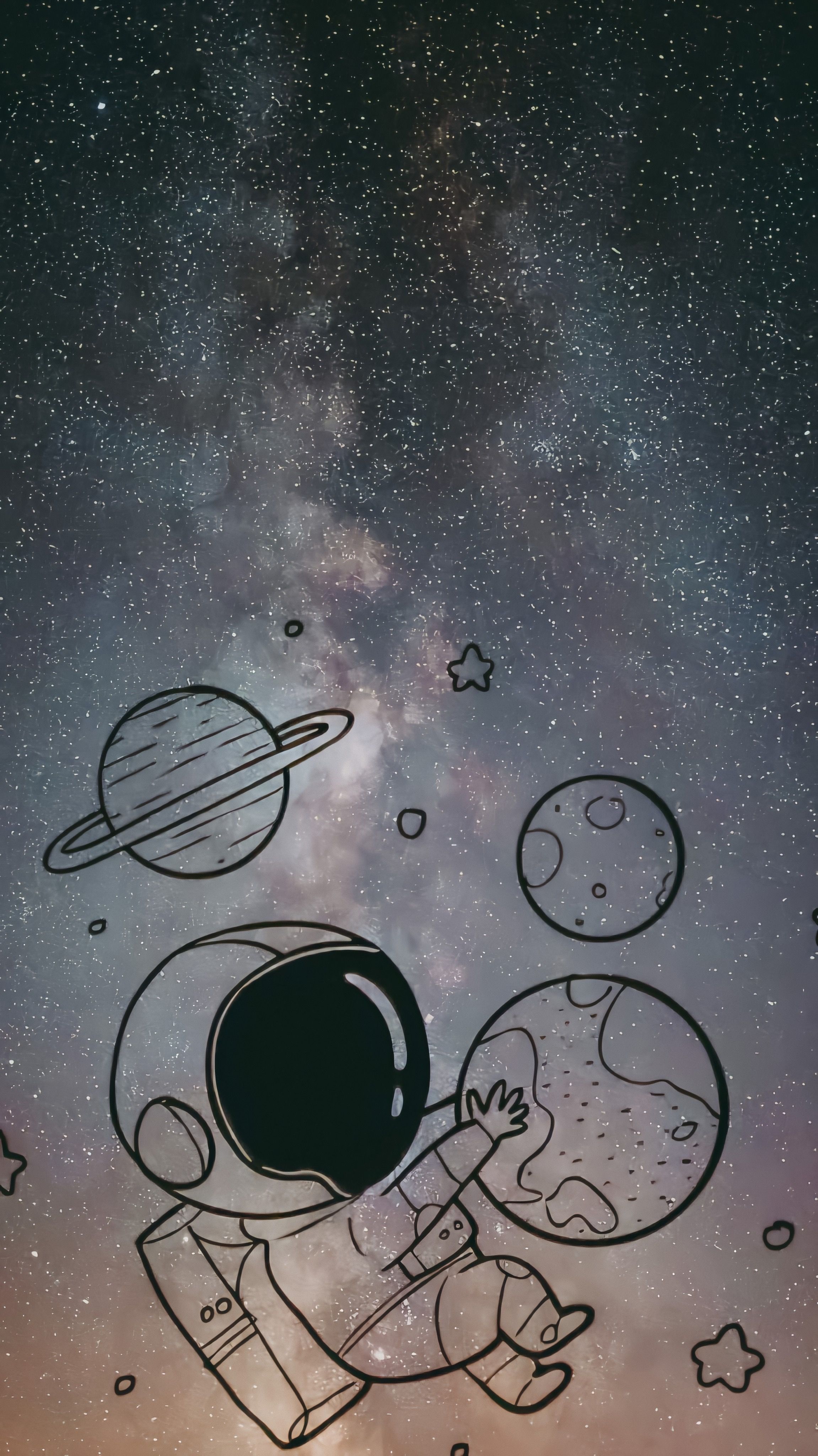 lockscreen. Astronaut wallpaper, iPhone wallpaper girly, iPhone lockscreen wallpaper