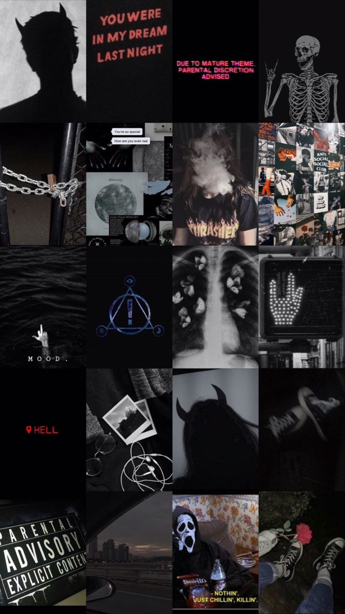 Dark Grunge Collage. Halloween wallpaper iphone, Aesthetic iphone wallpaper, Phone wallpaper image