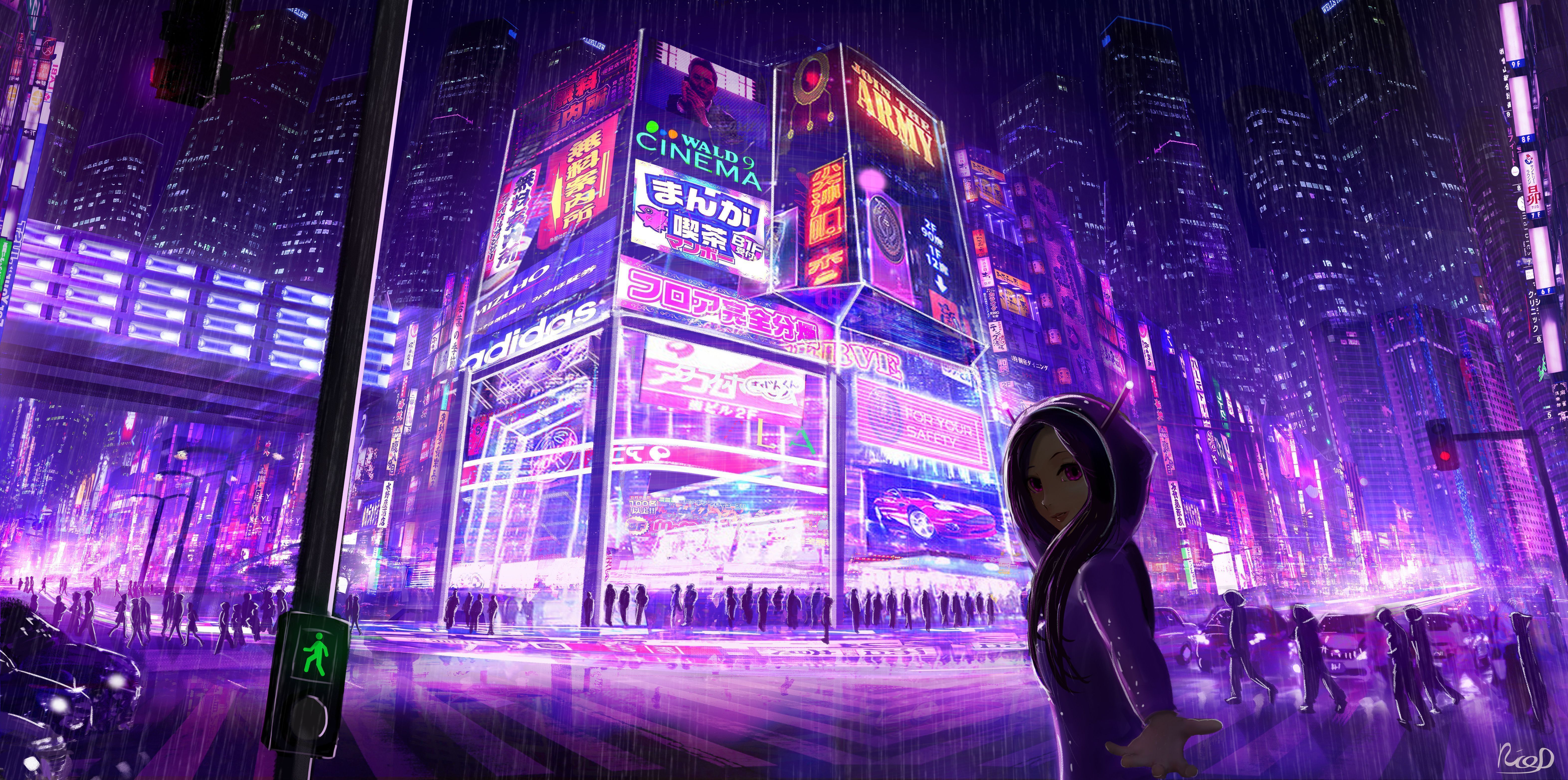 Cyberpunk 2077 wallpaper 2560x1440 for laptop - Neon purple, Cyberpunk, Cyberpunk 2077