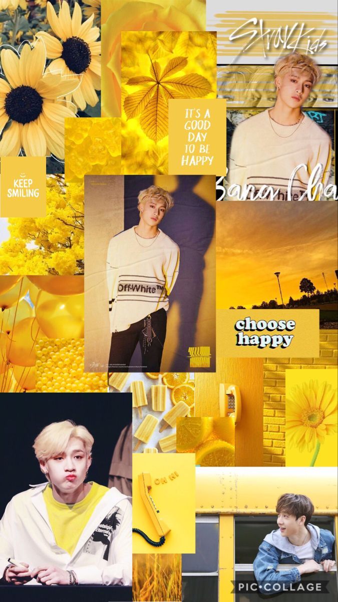 Yellow aesthetic for Jimin of BTS - Bang Chan