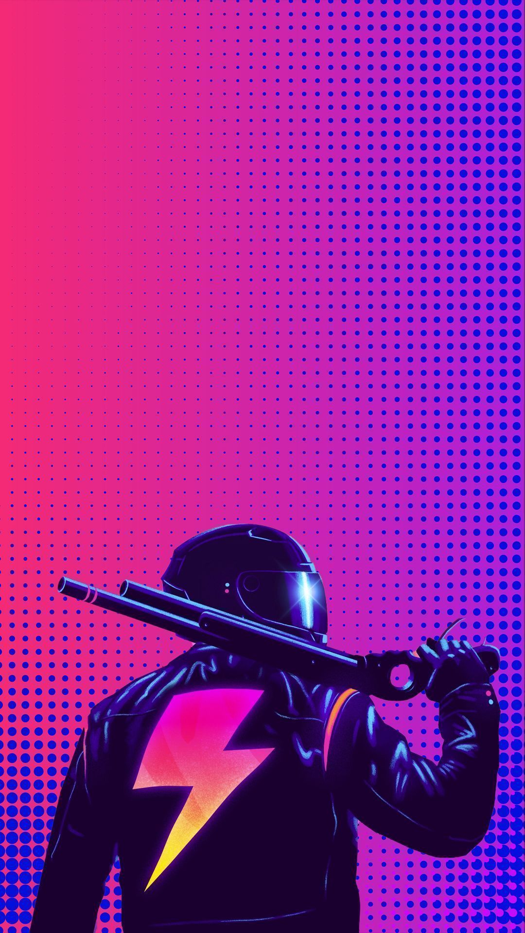 iPhone wallpaper Cyberpunk Rider