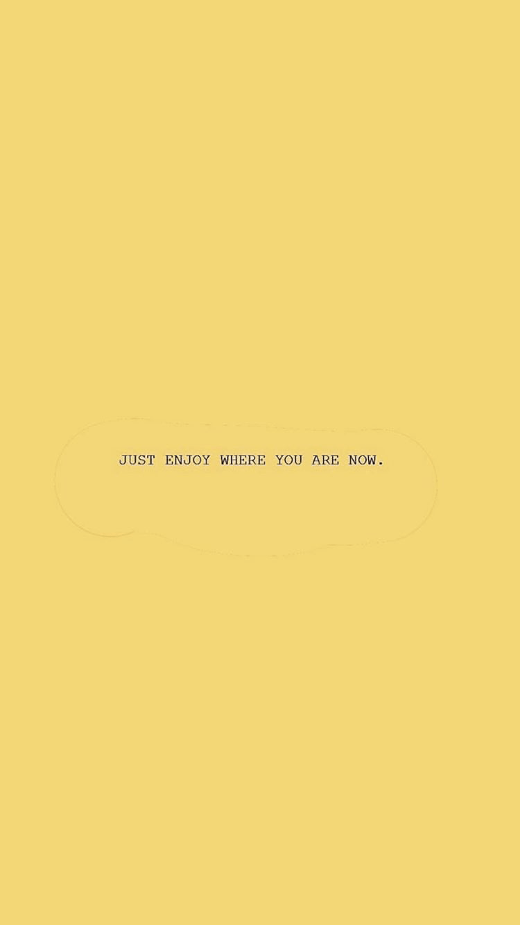 A yellow background with the words, you are not alone - Simple