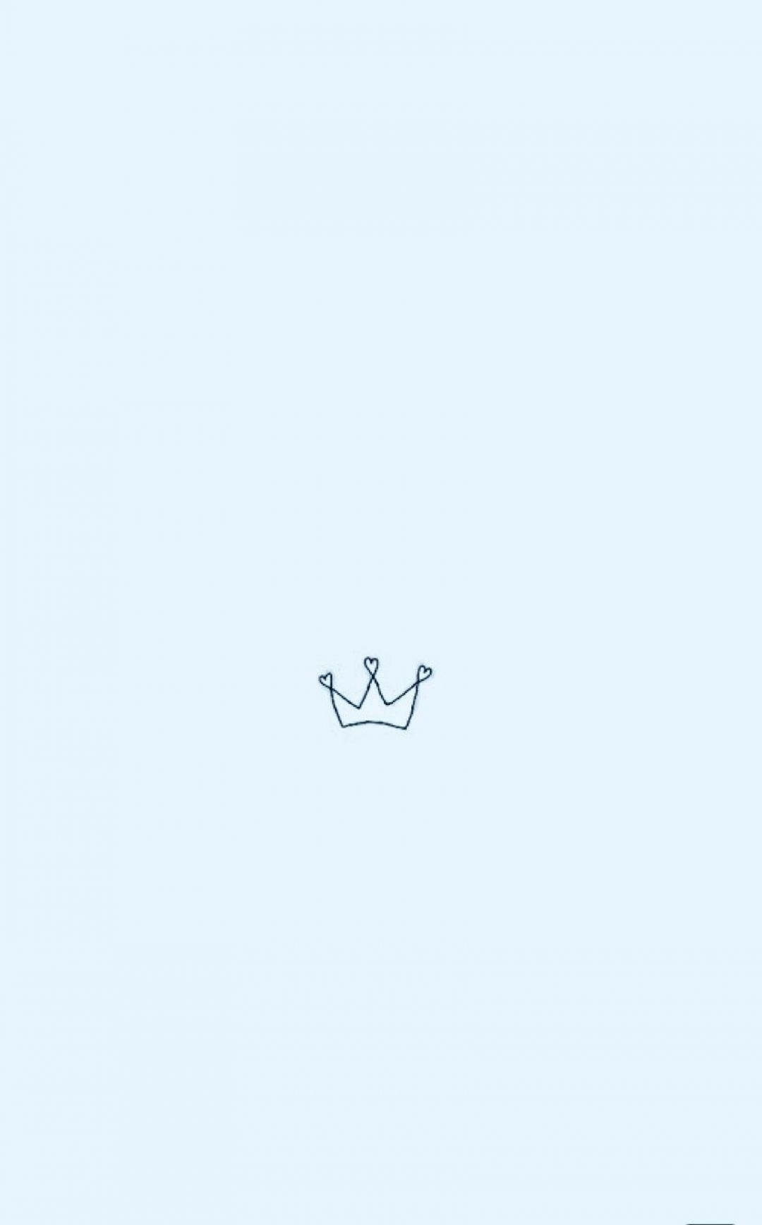 A blue background with the word crown in white - Simple