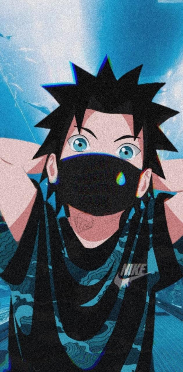 Naruto wearing a mask iPhone 8 wallpaper - Naruto