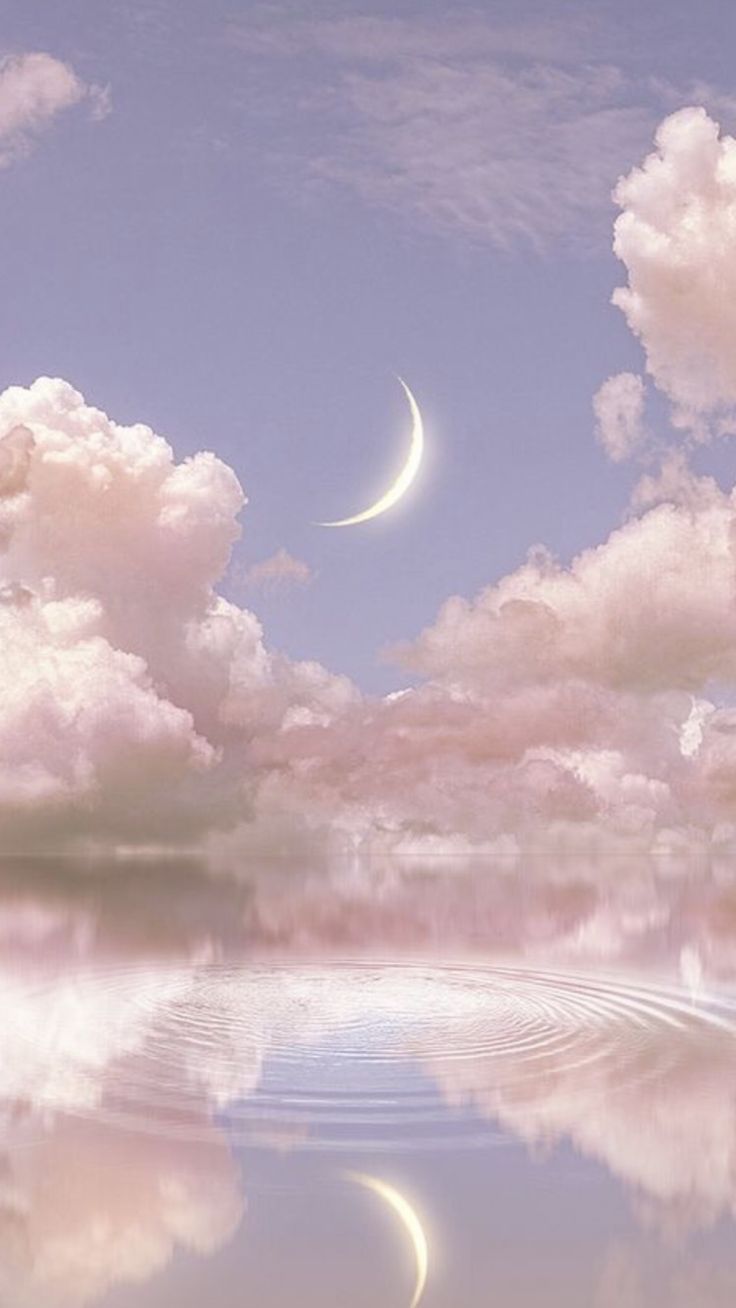 moon in the sky. Sky aesthetic, Aesthetic background, Beach sunset wallpaper. Scenery wallpaper, Sky aesthetic, Aesthetic background