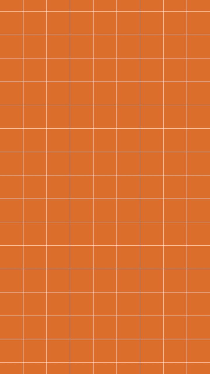 Free: Orange grid phone wallpaper, aesthetic