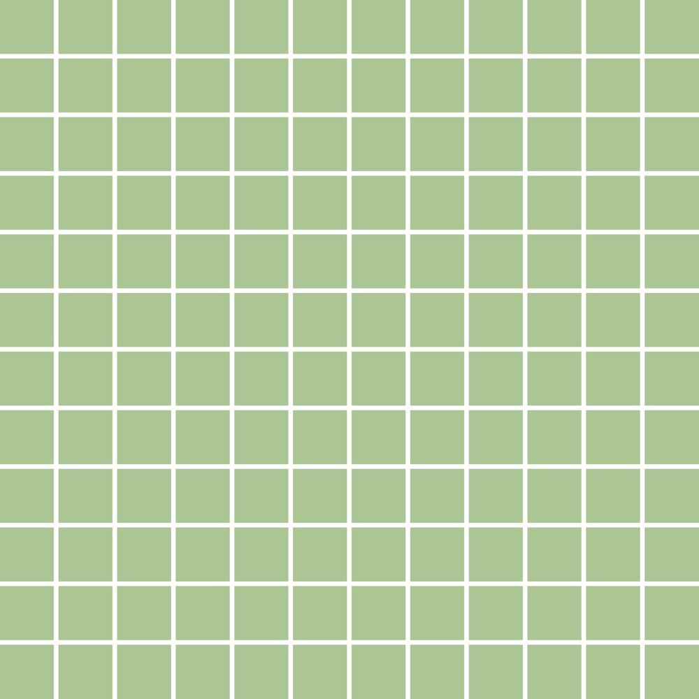 A pattern of white squares on a pale green background - Grid