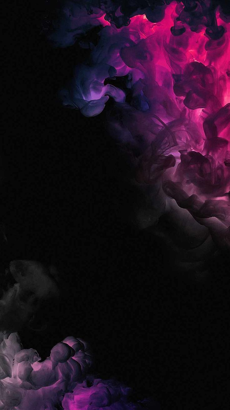 A black background with purple and pink clouds - Smoke