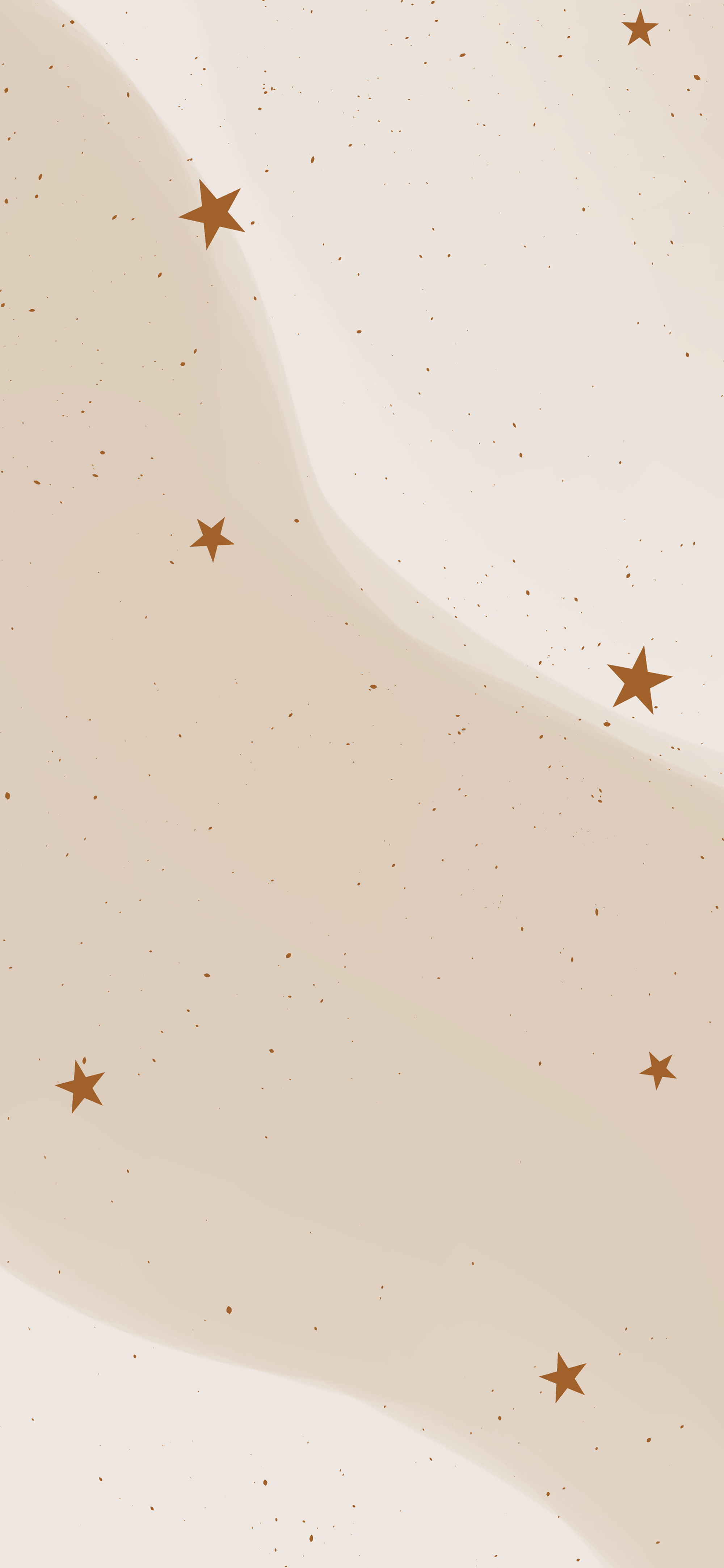 A cream background with gold stars - Stars, June