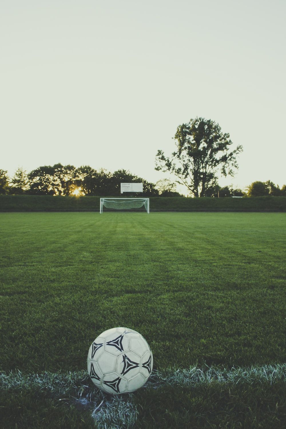 Soccer ball on the field - Soccer