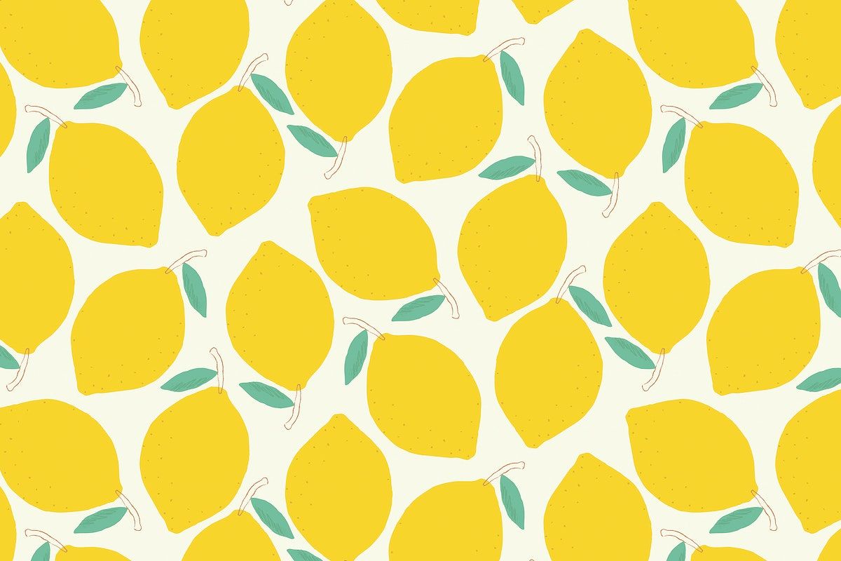 Lemon Pattern Designs. Free Seamless Vector, Illustration & PNG Pattern Image