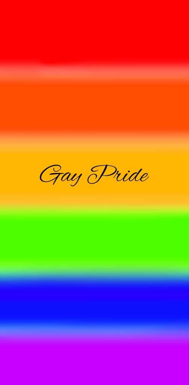 A rainbow colored background with the words gay pride - Pride, LGBT