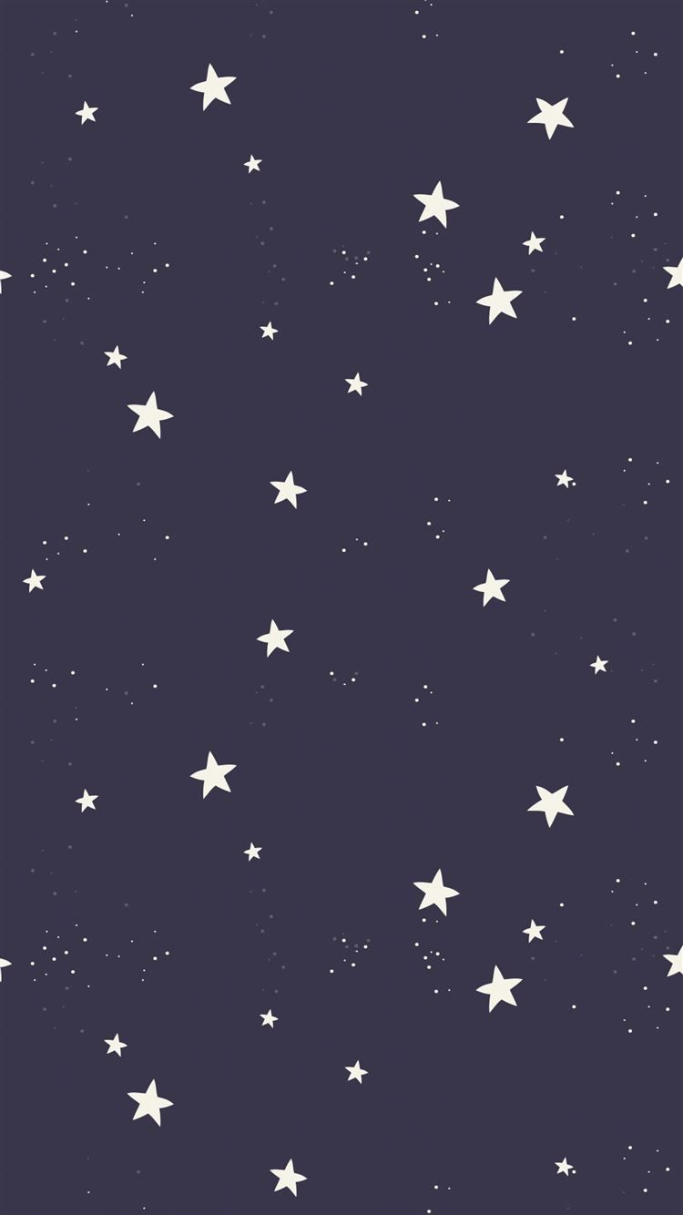 Simple Stars Pattern iPhone 8 Wallpaper Free Download