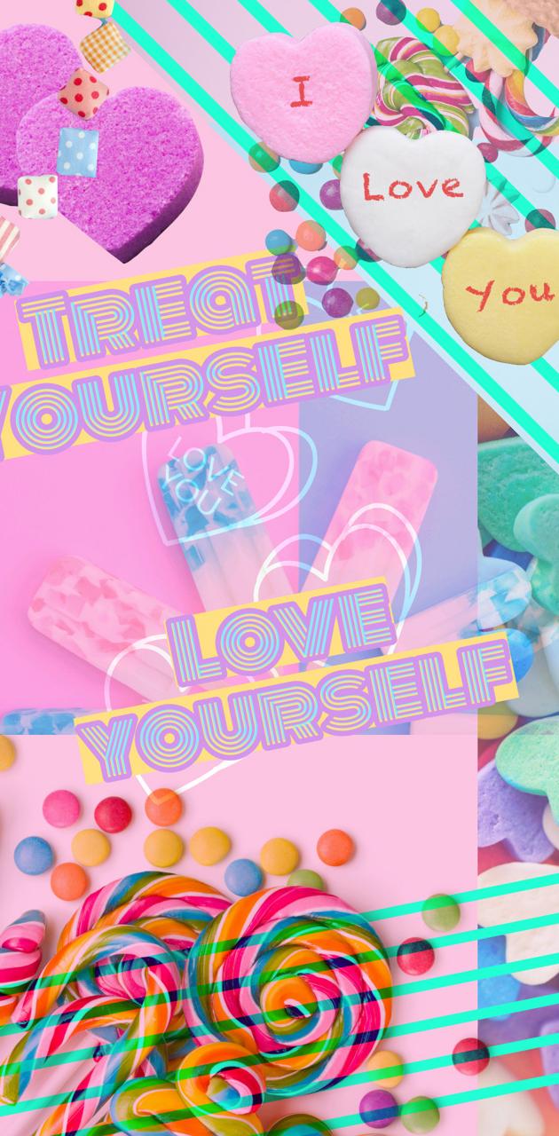 Candy shop wallpaper