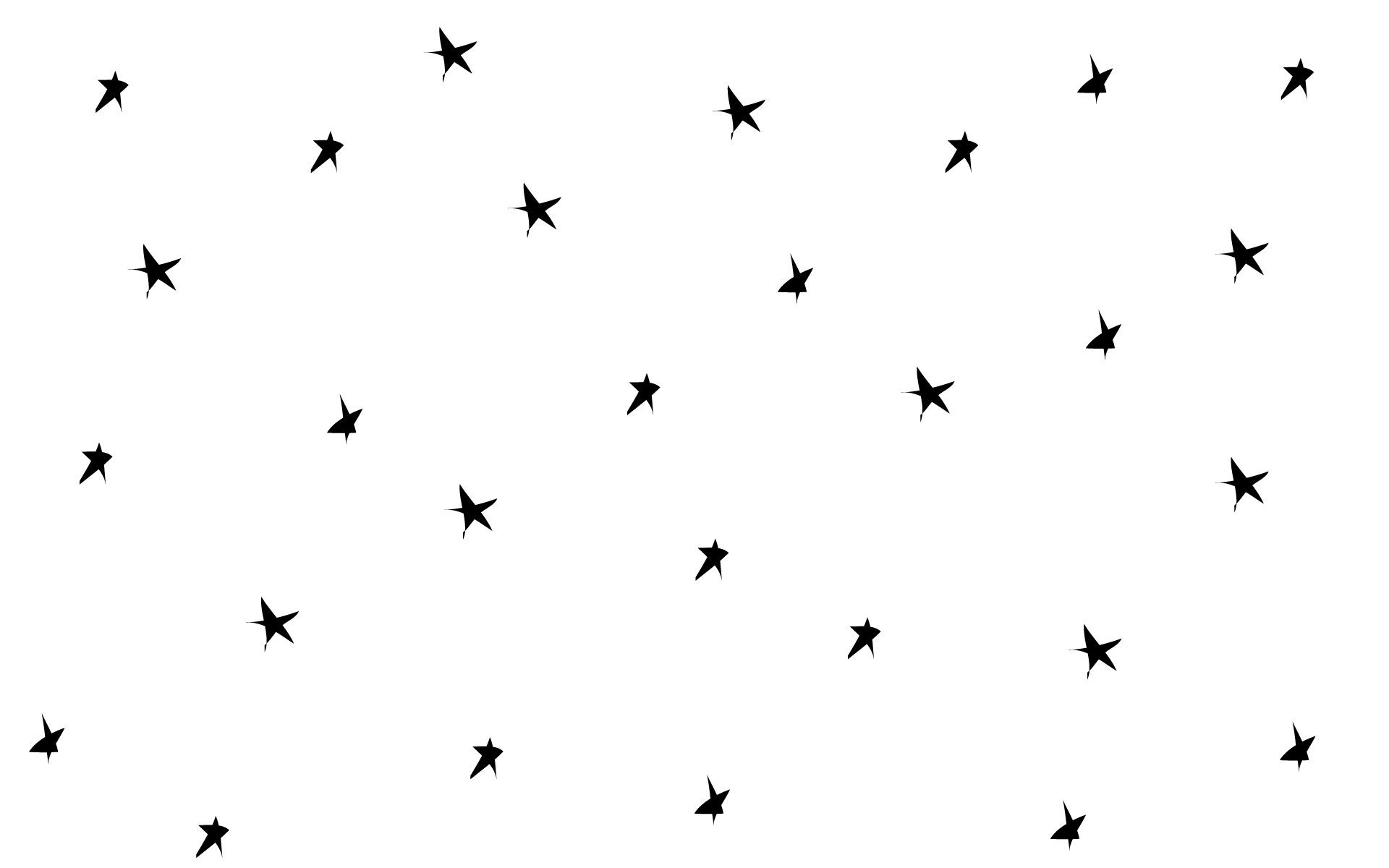 Black stars on a white background - Computer, stars, 1920x1200