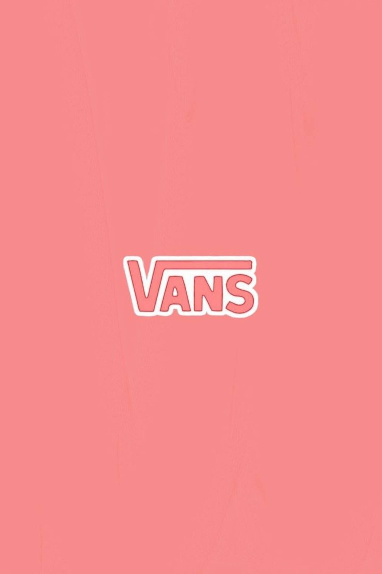 Download Pink Vans Logo Wallpaper