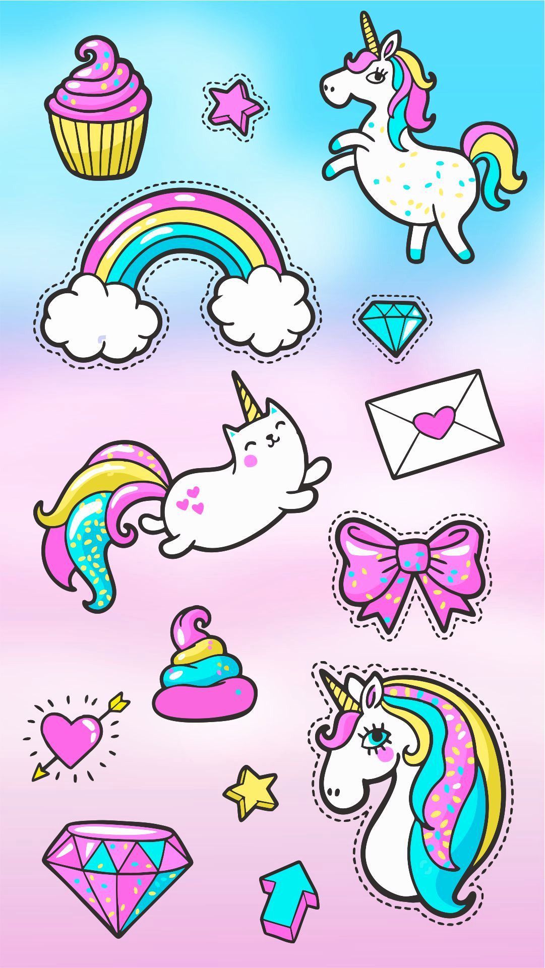 Cute Kawaii Wallpaper Unicorn