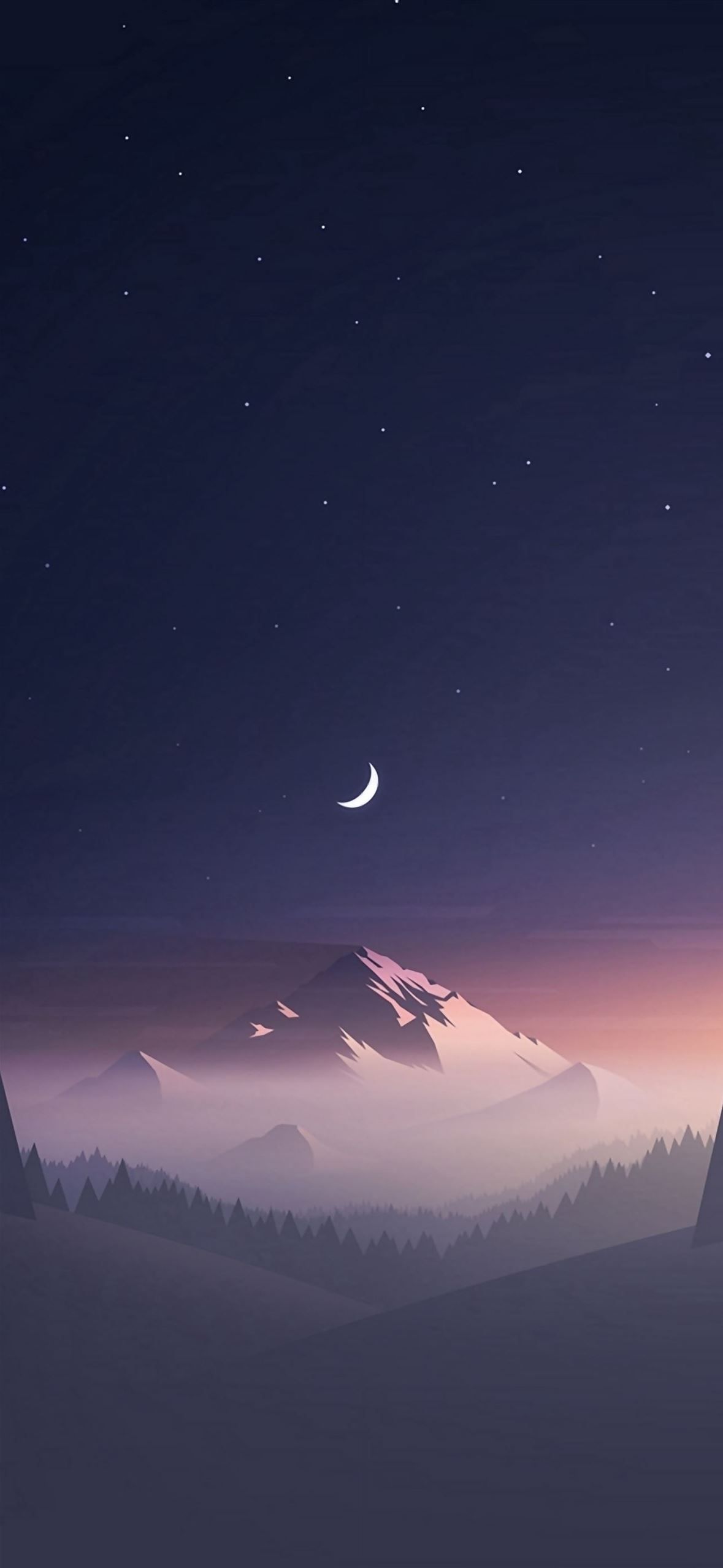 1440x2560 wallpaper of the week: night sky - Landscape, mountain