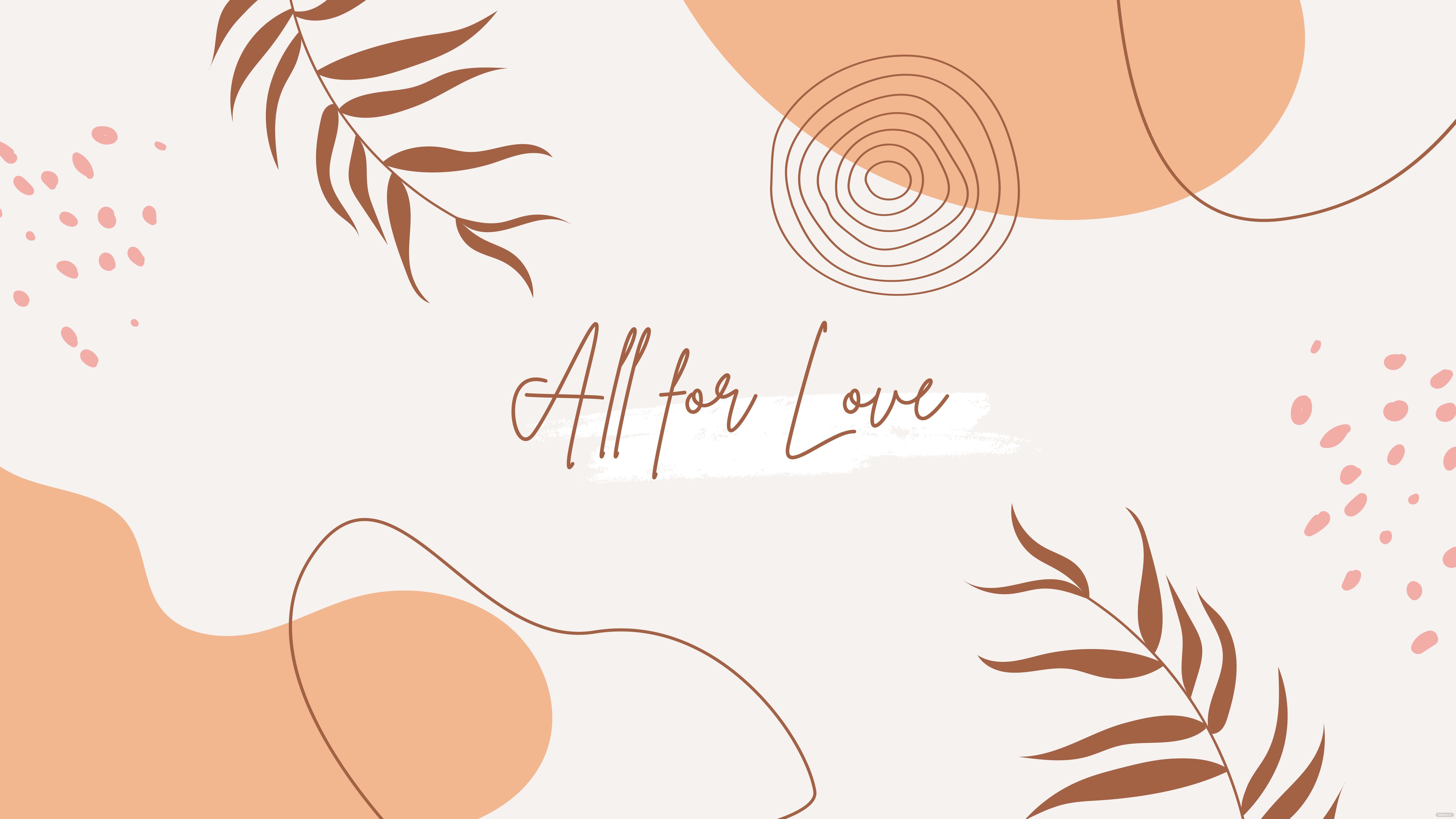 All for love wallpaper - Boho, bright