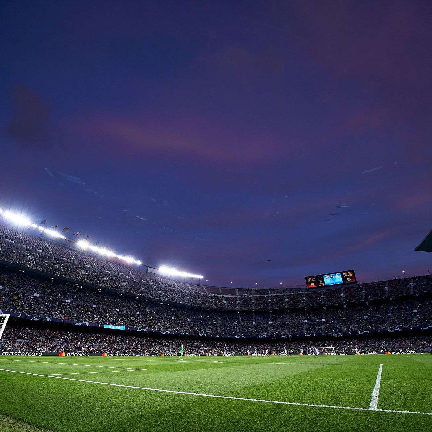 A general view of the Camp Nou stadium - Soccer