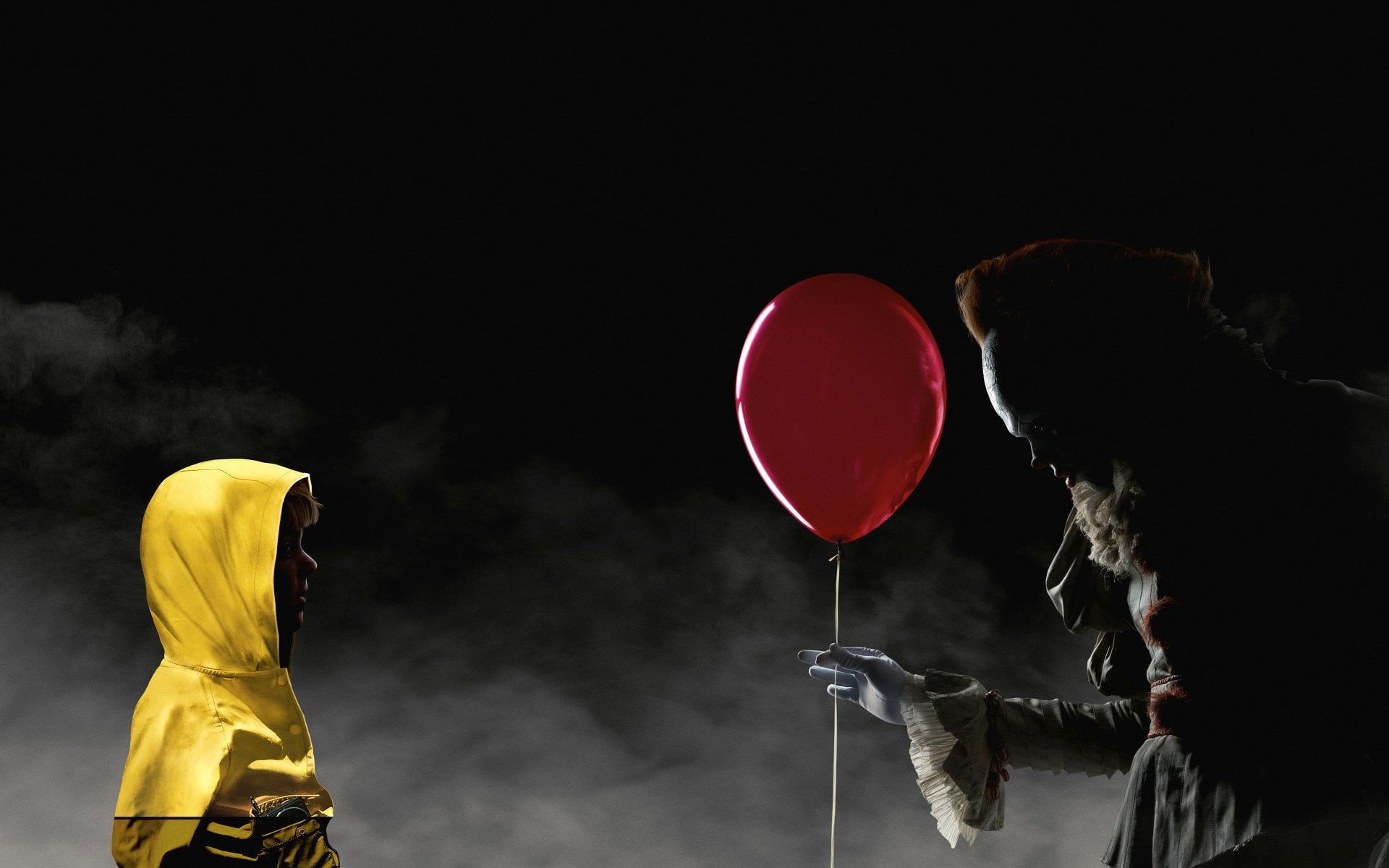 Wallpaper Red Balloon, Movie, It Clown, Horror