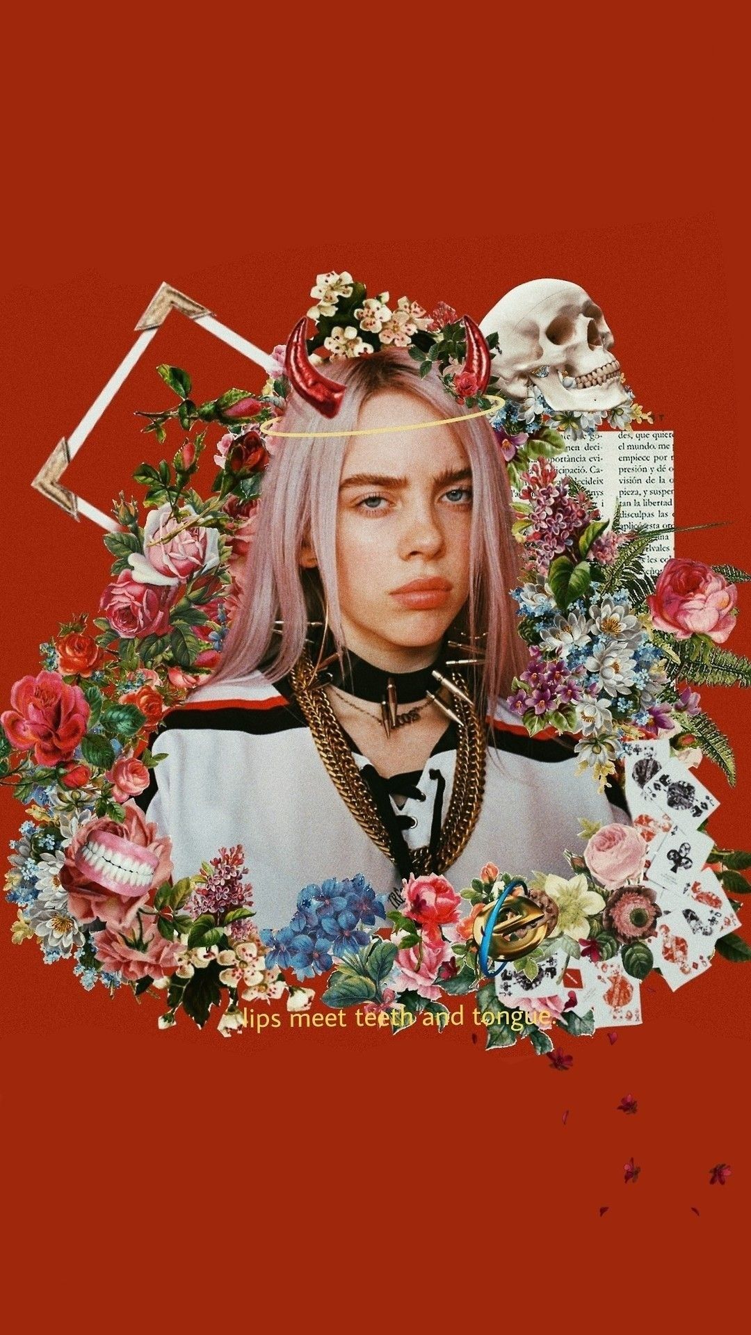 Billie Eilish wallpaper for iPhone with high-resolution 1080x1920 pixel. You can use this wallpaper for your iPhone 5, 6, 7, 8, X, XS, XR backgrounds, Mobile Screensaver, or iPad Lock Screen - Billie Eilish