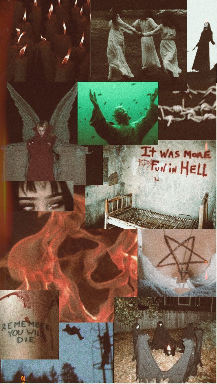 Aesthetic collage with a lot of different pictures - Emo