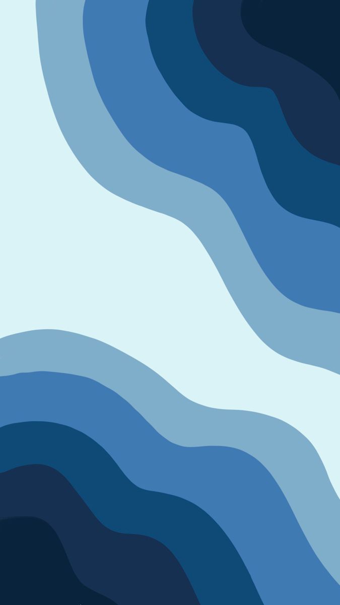 A wave pattern in shades of blue. - Wave
