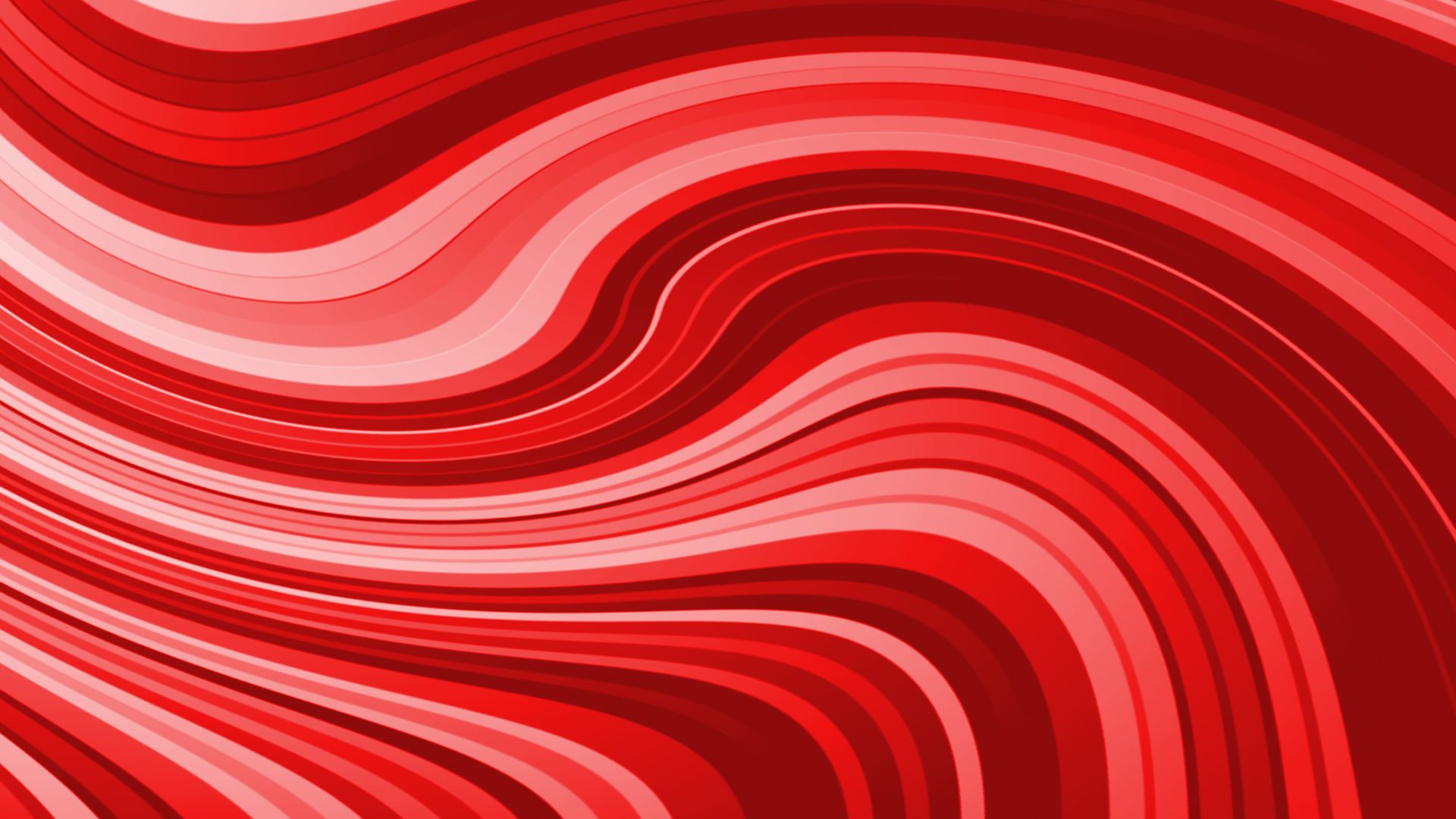 A red and white abstract background - Red, wave