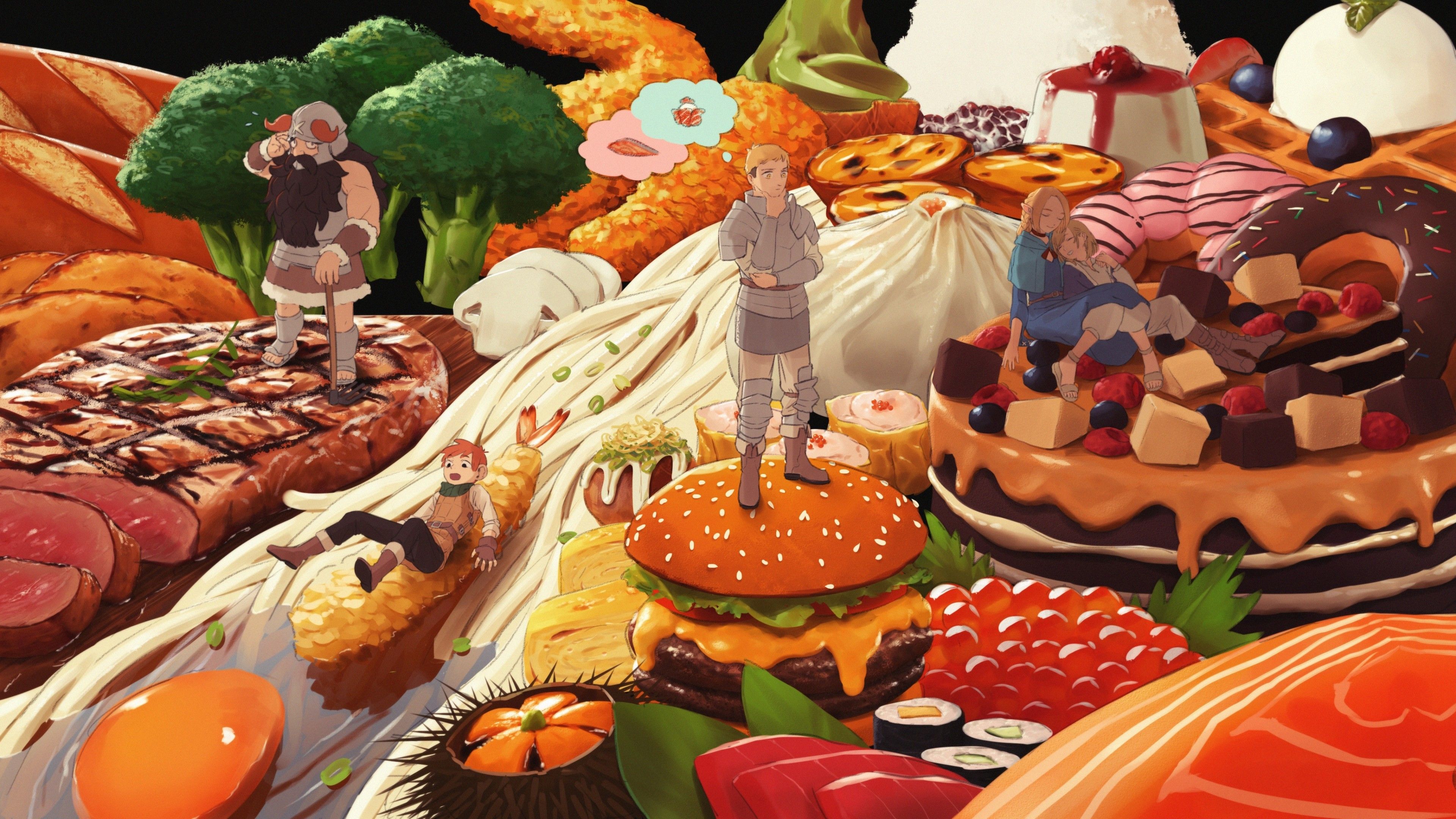 Anime Food Computer Wallpaper