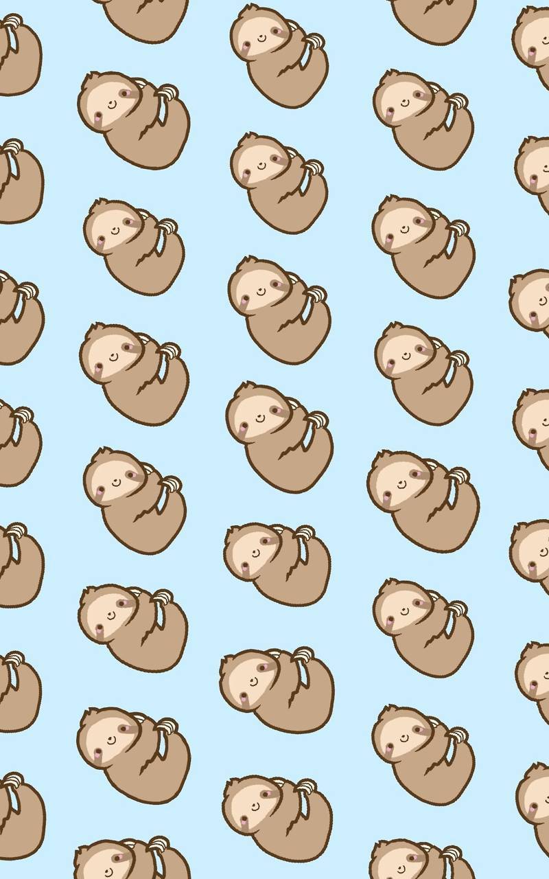 Cute Sloths Wallpaper