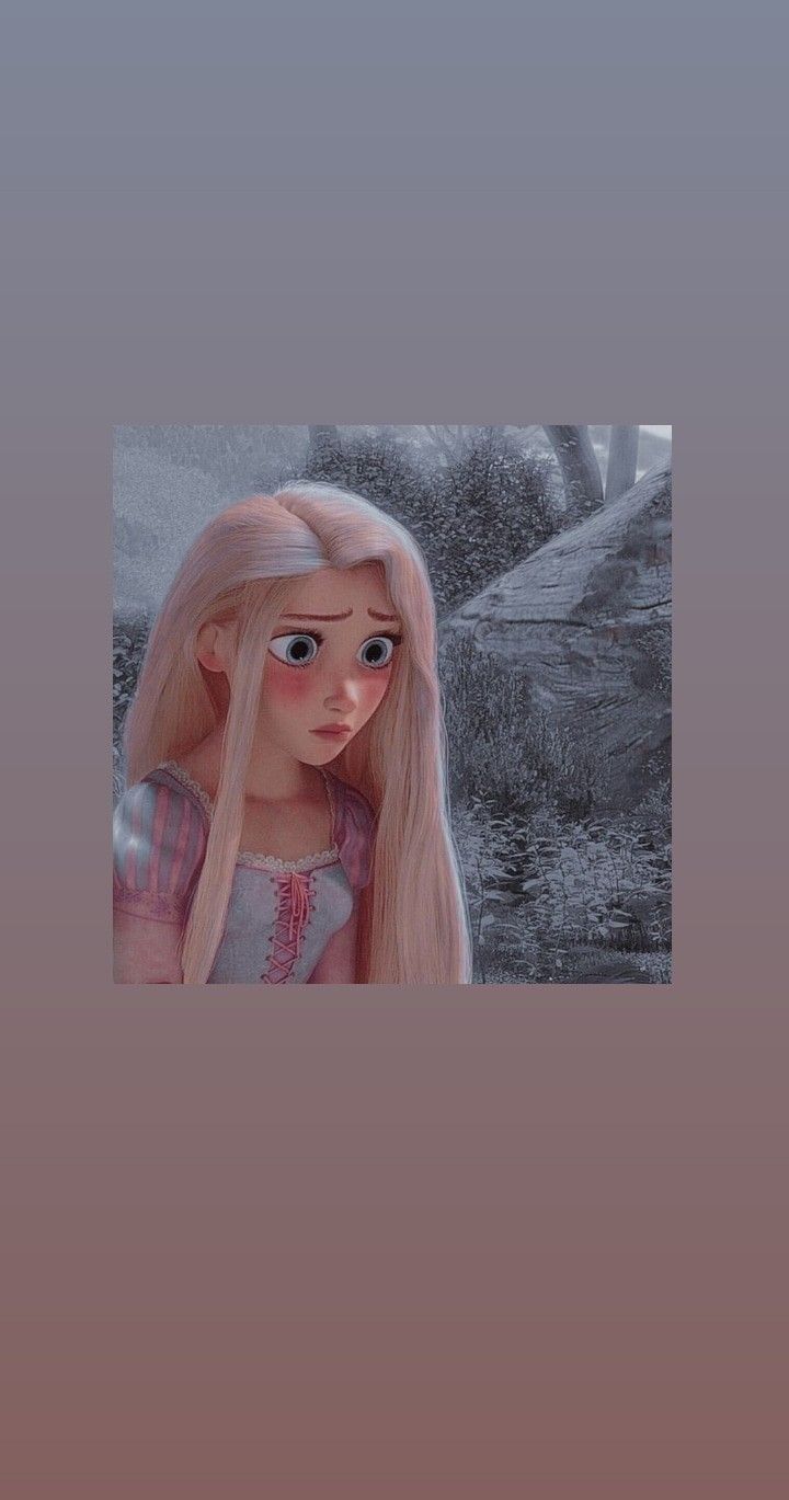 A girl with long blonde hair and blue eyes - Disney, Rapunzel