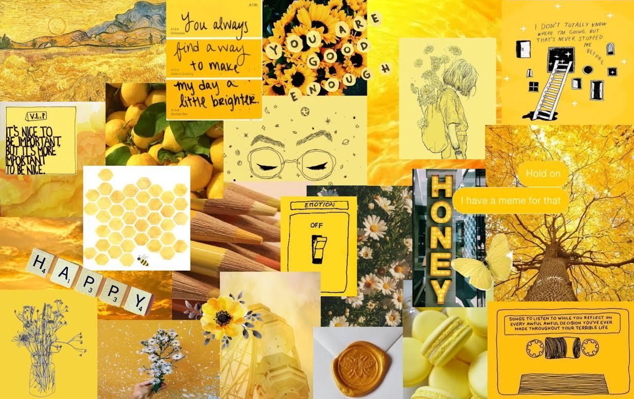 BTS Yellow Aesthetic Wallpaper Free BTS Yellow Aesthetic Background