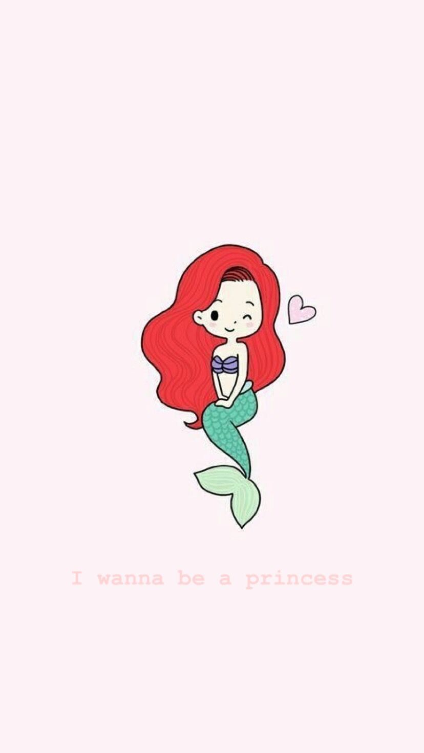 Sweet Little Mermaid Wallpaper