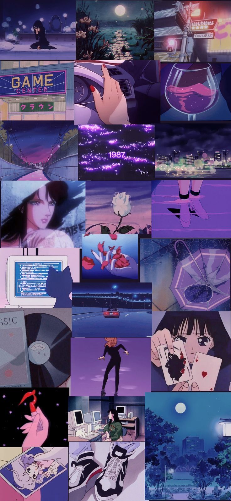 A collage of pictures with different themes - Sailor Moon