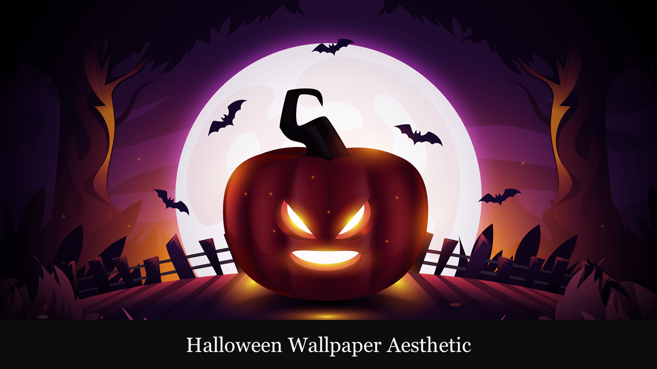 Scary Halloween Wallpaper Aesthetic PowerPoint