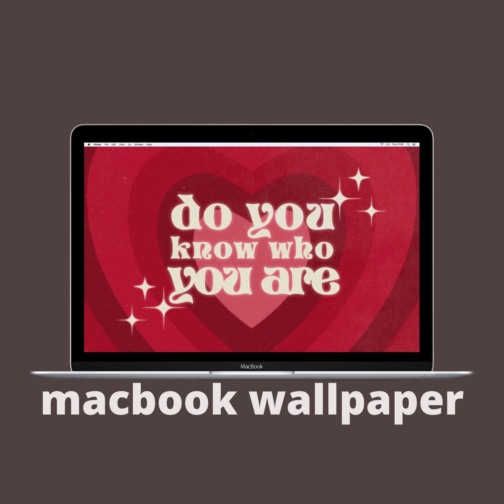 A macbook with the words do you know who are on it - Harry Styles