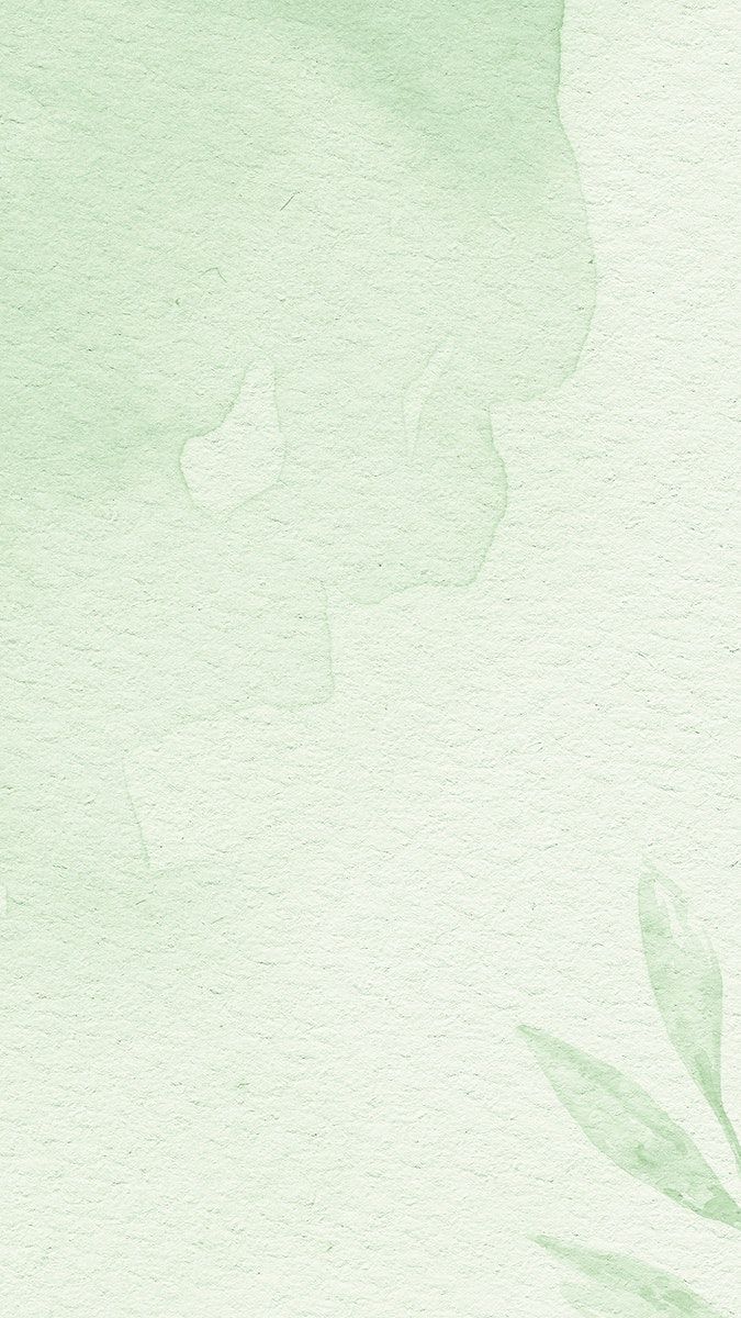 A watercolor painting of green leaves - Light green, soft green