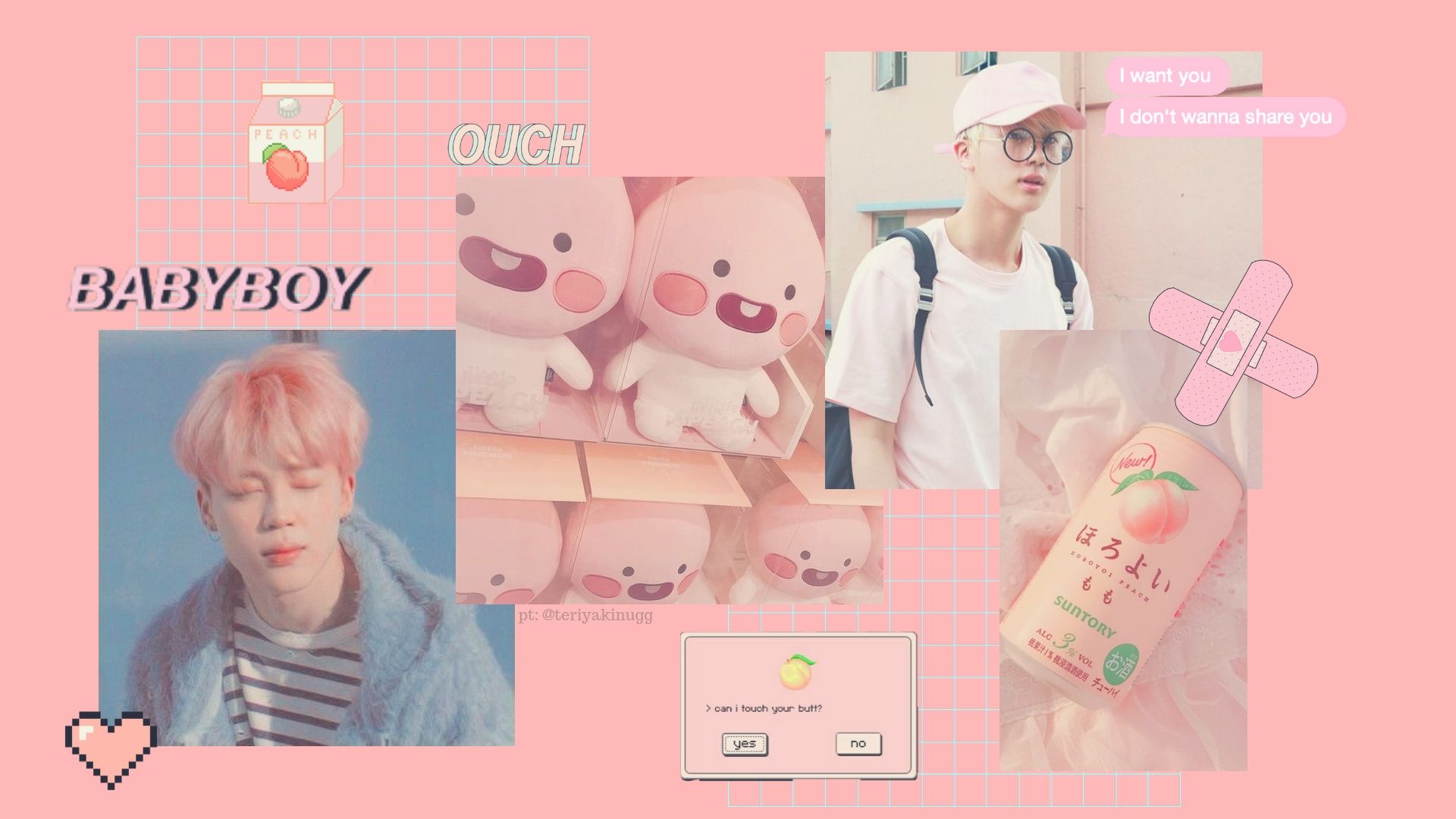 Jimin Aesthetic Desktop Wallpaper Free Jimin Aesthetic Desktop Background