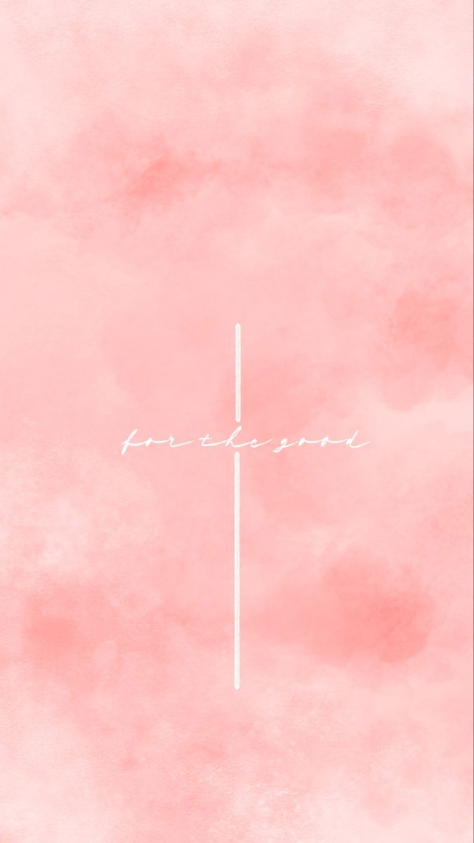 Pink background, white cross, for the good, easter background - Cross, christian iPhone
