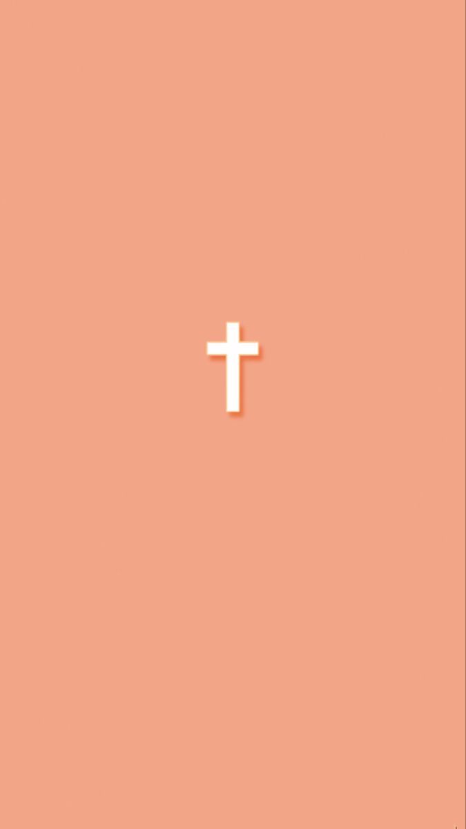 The cross on a pink background - Cross