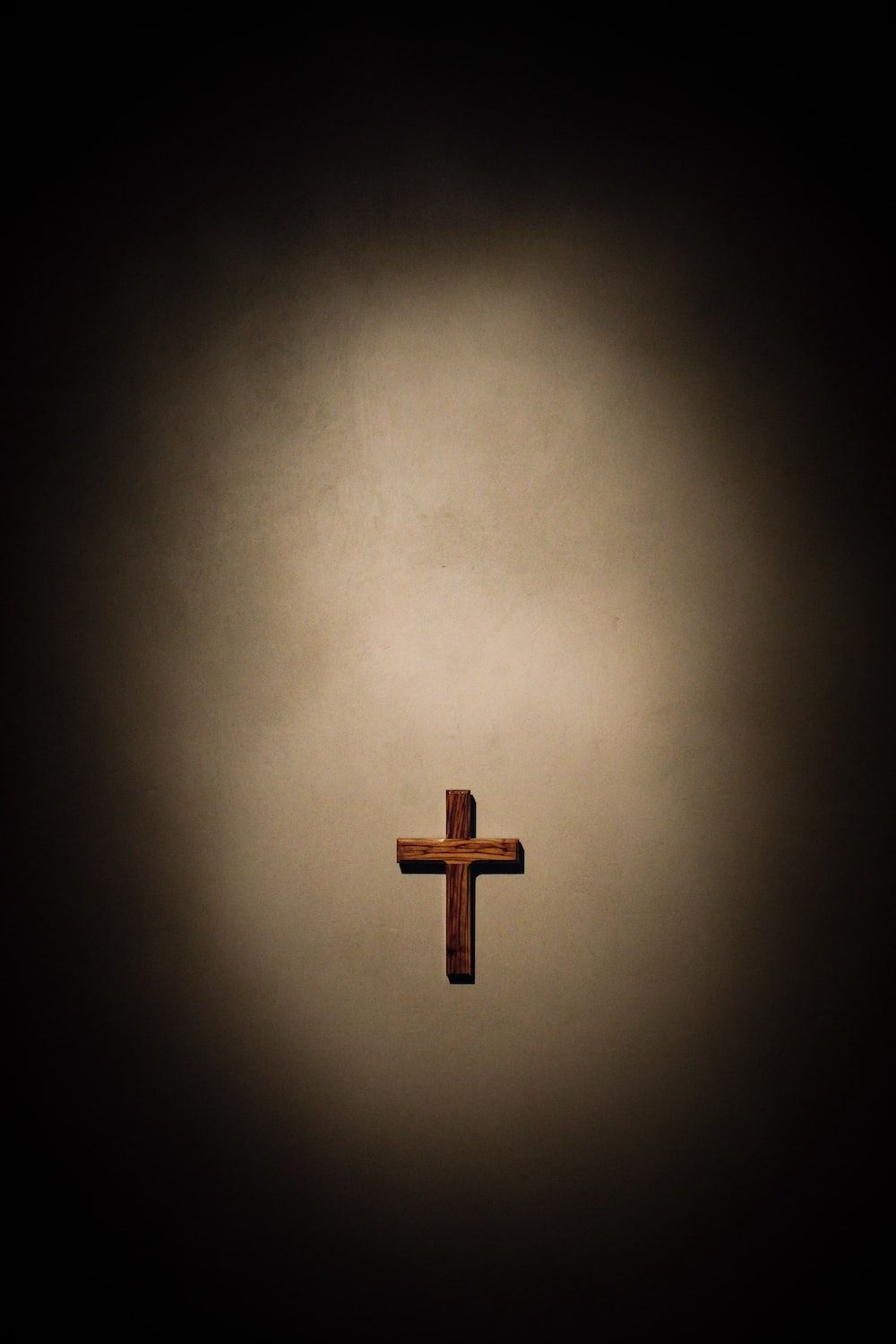 A cross is in the middle of an image - Cross