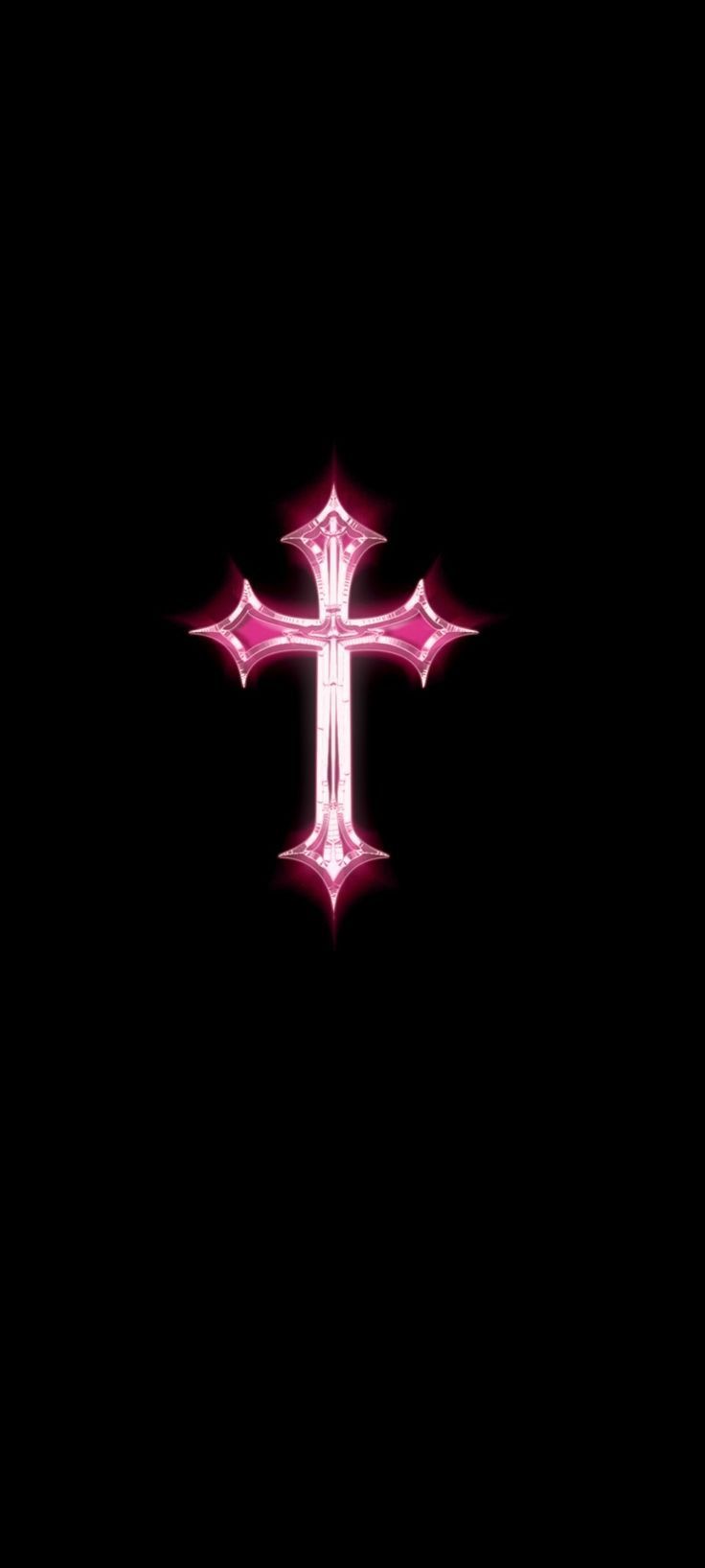 Wallpaper Aesthetic. Cross wallpaper, Y2k wallpaper, Pink and black wallpaper. Cross wallpaper, Cyber 2k, Pink and black wallpaper