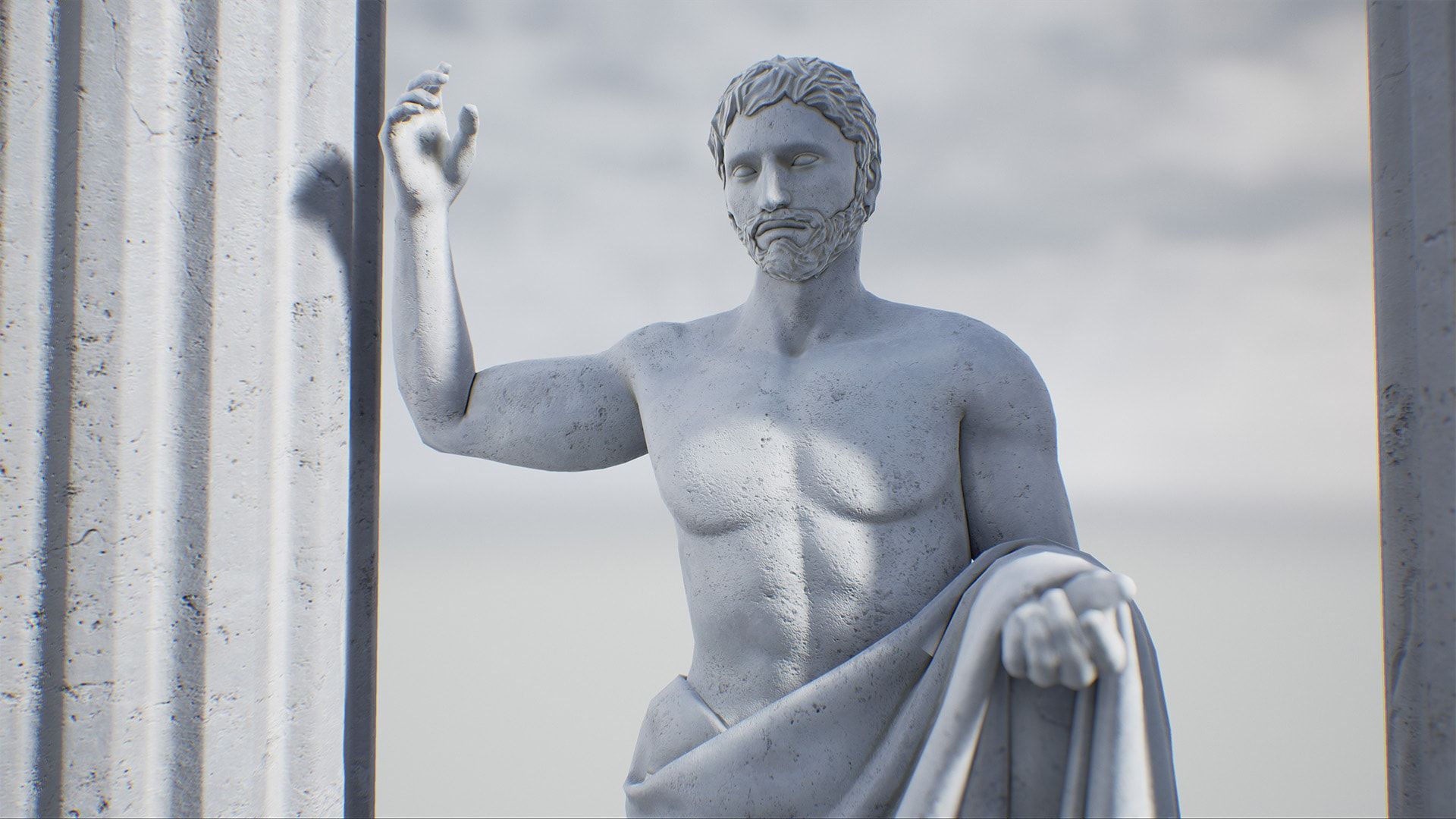 Greek Statue Pack in Props